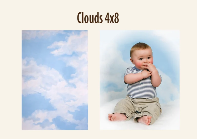 A serene sky with fluffy white clouds against a soft blue background, conveying a calm and peaceful atmosphere.