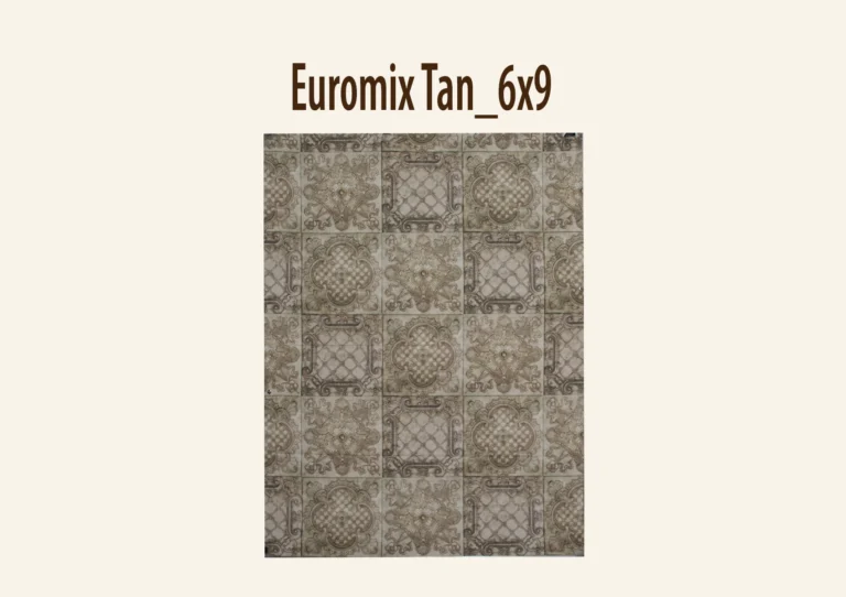 A decorative photography backdrop with repeated tiles in vintage earth tones, featuring floral and lattice designs.