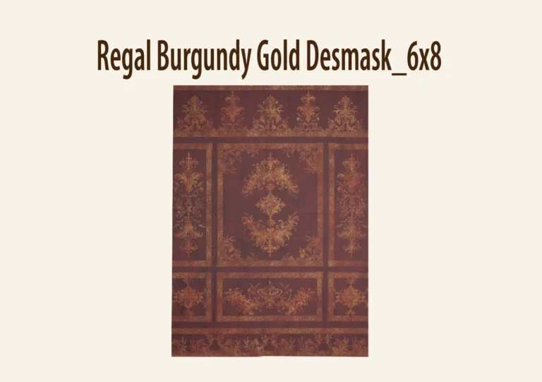 Ornate maroon and gold photography backdrop with symmetrical floral designs.