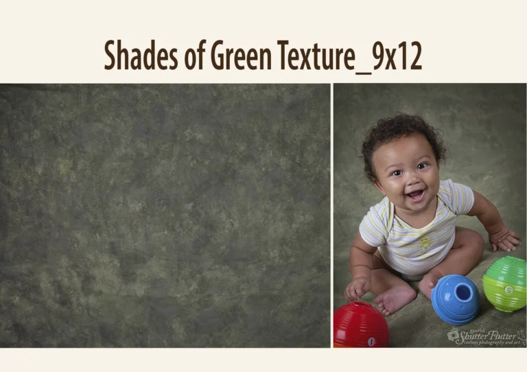 Green textured photography backdrop with a mottled pattern.