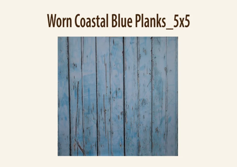Rustic light blue wooden planks with weathered texture.