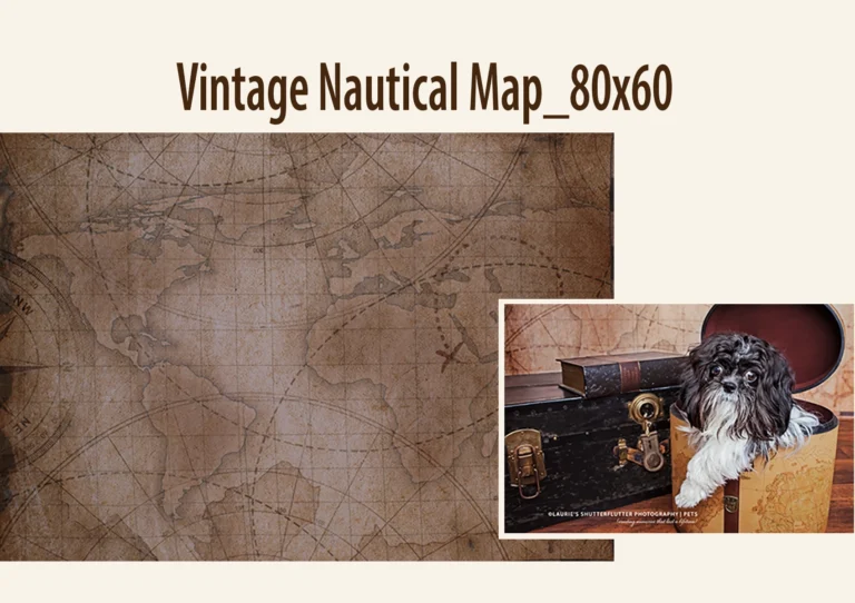 Vintage world map backdrop with North and South America, Europe, and Africa.