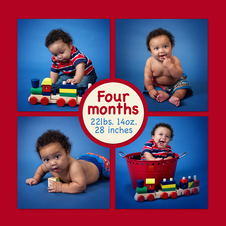 Little Big Guy 4 month Baby Photographs