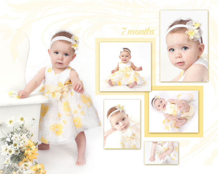 7 month storyboard St Francis Baby Photographer storyboard